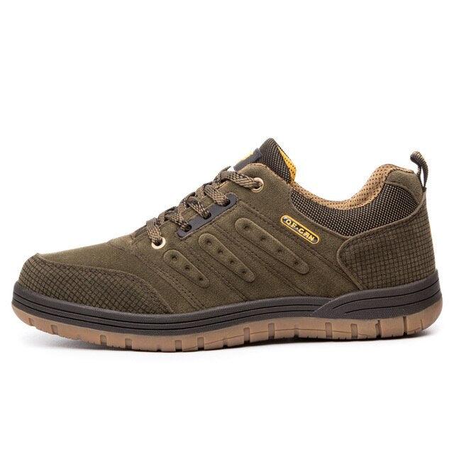 New Classics Style Mens Hiking Shoes Lace Up Men Sport Wear-Resistant Outdoor Jogging Camping Low Cut Hiking Work Boots Outdoor Mountaineering Sport Shoes Stevvex
