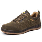 New Classics Style Mens Hiking Shoes Lace Up Men Sport Wear-Resistant Outdoor Jogging Camping Low Cut Hiking Work Boots Outdoor Mountaineering Sport Shoes Stevvex
