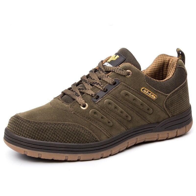 New Classics Style Mens Hiking Shoes Lace Up Men Sport Wear-Resistant Outdoor Jogging Camping Low Cut Hiking Work Boots Outdoor Mountaineering Sport Shoes Stevvex