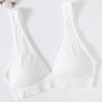New Comfortable Seamless Sports Bras For Women And Girls Top Female Brassiere Deep V Sexy Women's Underwear Backless Stevvex