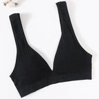New Comfortable Seamless Sports Bras For Women And Girls Top Female Brassiere Deep V Sexy Women's Underwear Backless Stevvex