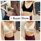 New Comfortable Seamless Sports Bras For Women And Girls Top Female Brassiere Deep V Sexy Women's Underwear Backless Stevvex