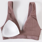 New Comfortable Seamless Sports Bras For Women And Girls Top Female Brassiere Deep V Sexy Women's Underwear Backless Stevvex