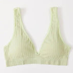 New Comfortable Seamless Sports Bras For Women And Girls Top Female Brassiere Deep V Sexy Women's Underwear Backless Stevvex
