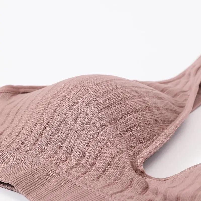 New Comfortable Seamless Sports Bras For Women And Girls Top Female Brassiere Deep V Sexy Women's Underwear Backless Stevvex