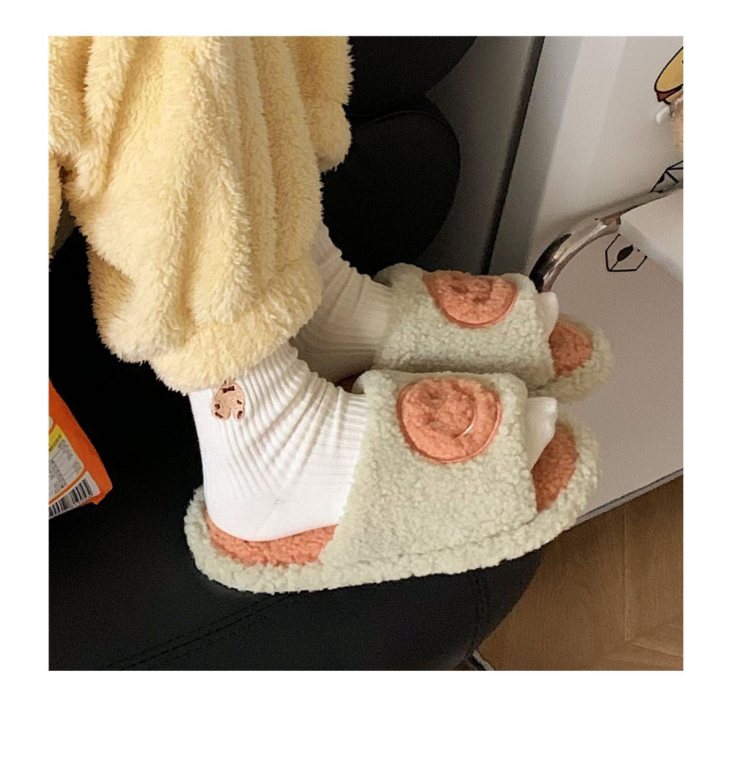 New Couples Stylish Sandals Slip-Proof Thick-Soled Indoor Outdoor Slippers Men Flip Flops House Shoes Fur Memory Foam Cozy Flat Spa Slide Slippers Comfy Open Toe Slip On House Shoes Sandals Stevvex