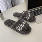 New Couples Stylish Sandals Slip-Proof Thick-Soled Indoor Outdoor Slippers Men Flip Flops House Shoes Fur Memory Foam Cozy Flat Spa Slide Slippers Comfy Open Toe Slip On House Shoes Sandals Stevvex