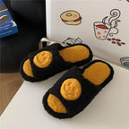 New Couples Stylish Sandals Slip-Proof Thick-Soled Indoor Outdoor Slippers Men Flip Flops House Shoes Fur Memory Foam Cozy Flat Spa Slide Slippers Comfy Open Toe Slip On House Shoes Sandals Stevvex