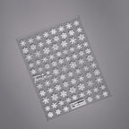 New Craft Nail Stickers Japanese 5d Nails Sticker Three-dimensional Snowflake Nail art Stickers Decals Decoration Decals Snowflakes Elk Bear Christmas Xmas Stickers Snowflakes Nail Water Decals Christmas White Snow Transfer Sticker Decoration Slider Stevvex