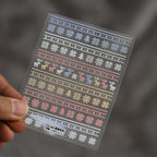 New Craft Nail Stickers Japanese 5d Nails Sticker Three-dimensional Snowflake Nail art Stickers Decals Decoration Decals Snowflakes Elk Bear Christmas Xmas Stickers Snowflakes Nail Water Decals Christmas White Snow Transfer Sticker Decoration Slider Stevvex