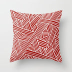 New Creative Red Cushion Case Hot Modern Home Outdoor Decorative Geometry Square Pillow Case Decorative Pillows Case Sofa Couch Seat Polyester Pillows Covers 45x45CM