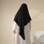 New Crepe 1-Layer Khimar | Soft Crepe Material Khimar (MK009) Mariam's Collection