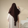 New Crepe 1-Layer Khimar | Soft Crepe Material Khimar (MK009) Mariam's Collection
