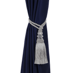 New Crystal Beaded Tassel Curtain Tieback Decorative Curtain Tie Home Decor Cord for Curtains Buckle Rope Room Accessories European Style High-Grade Curtains Tieback Rope Tassel Holdbacks 50cm Stevvex