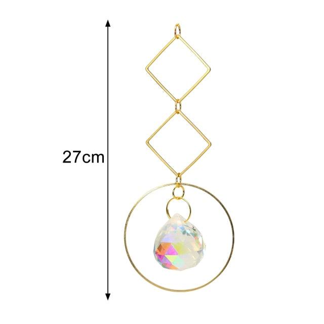 New Crystal Guardian Angel Wing Sun Catcher Angel Crystal Prism Pendant Sun Catcher Windows Outdoor Garden Hanging Decor Gifts Rainbow Collection With Crystal Wind Chimes For Home Garden Hanging Decoration Stevvex