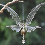 New Crystal Guardian Angel Wing Sun Catcher Angel Crystal Prism Pendant Sun Catcher Windows Outdoor Garden Hanging Decor Gifts Rainbow Collection With Crystal Wind Chimes For Home Garden Hanging Decoration Stevvex