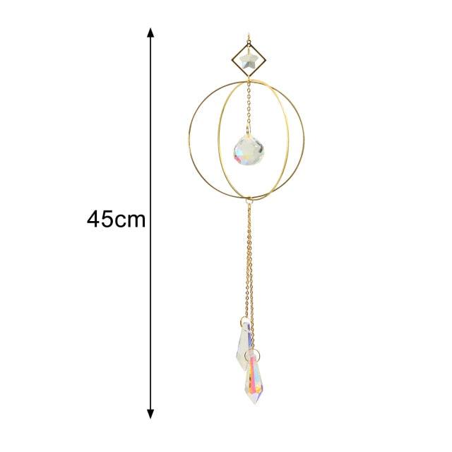 New Crystal Guardian Angel Wing Sun Catcher Angel Crystal Prism Pendant Sun Catcher Windows Outdoor Garden Hanging Decor Gifts Rainbow Collection With Crystal Wind Chimes For Home Garden Hanging Decoration Stevvex