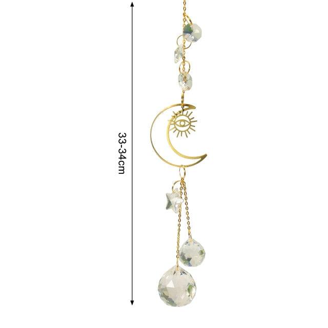 New Crystal Guardian Angel Wing Sun Catcher Angel Crystal Prism Pendant Sun Catcher Windows Outdoor Garden Hanging Decor Gifts Rainbow Collection With Crystal Wind Chimes For Home Garden Hanging Decoration Stevvex