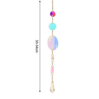 New Crystal Guardian Angel Wing Sun Catcher Angel Crystal Prism Pendant Sun Catcher Windows Outdoor Garden Hanging Decor Gifts Rainbow Collection With Crystal Wind Chimes For Home Garden Hanging Decoration Stevvex