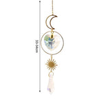 New Crystal Guardian Angel Wing Sun Catcher Angel Crystal Prism Pendant Sun Catcher Windows Outdoor Garden Hanging Decor Gifts Rainbow Collection With Crystal Wind Chimes For Home Garden Hanging Decoration Stevvex