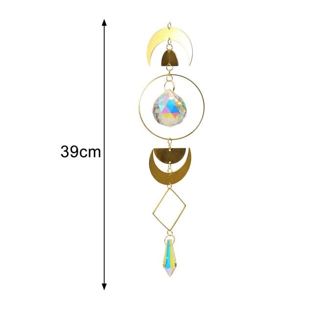New Crystal Guardian Angel Wing Sun Catcher Angel Crystal Prism Pendant Sun Catcher Windows Outdoor Garden Hanging Decor Gifts Rainbow Collection With Crystal Wind Chimes For Home Garden Hanging Decoration Stevvex
