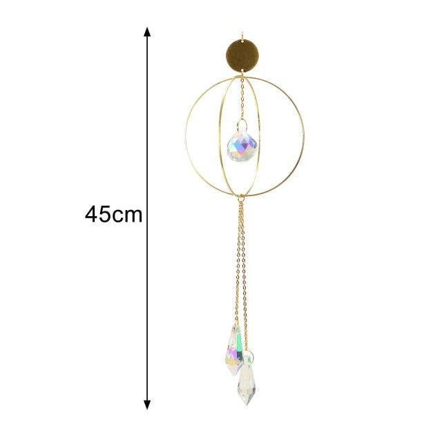 New Crystal Guardian Angel Wing Sun Catcher Angel Crystal Prism Pendant Sun Catcher Windows Outdoor Garden Hanging Decor Gifts Rainbow Collection With Crystal Wind Chimes For Home Garden Hanging Decoration Stevvex