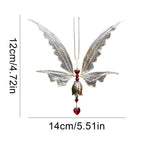 New Crystal Guardian Angel Wing Sun Catcher Angel Crystal Prism Pendant Sun Catcher Windows Outdoor Garden Hanging Decor Gifts Rainbow Collection With Crystal Wind Chimes For Home Garden Hanging Decoration Stevvex