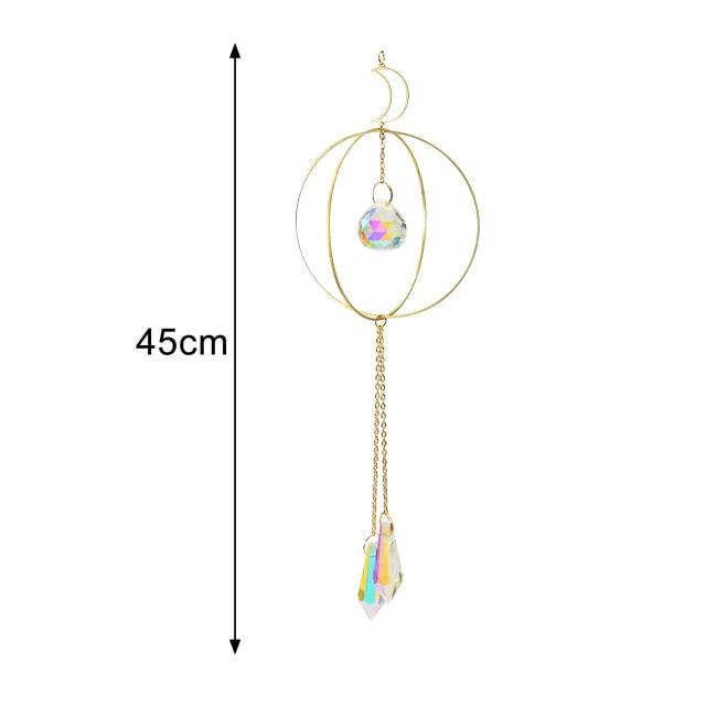 New Crystal Guardian Angel Wing Sun Catcher Angel Crystal Prism Pendant Sun Catcher Windows Outdoor Garden Hanging Decor Gifts Rainbow Collection With Crystal Wind Chimes For Home Garden Hanging Decoration Stevvex
