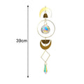New Crystal Guardian Angel Wing  Sun-catcher Car Charm For Rear View Mirror Clear Window Rainbow Maker Collection With Crystal Wind Chimes For Home Garden Hanging Decoration Photography Prop Stevvex