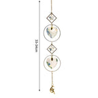 New Crystal Guardian Angel Wing  Sun-catcher Car Charm For Rear View Mirror Clear Window Rainbow Maker Collection With Crystal Wind Chimes For Home Garden Hanging Decoration Photography Prop Stevvex