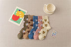 New Cute Cartoon Dog Middle Tube Socks Creative Female Socks Warm Socks Teddy Pomeranian Cotton Socks Stylish Unisex Short Ankle Socks For Men And Women Stevvex