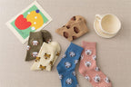 New Cute Cartoon Dog Middle Tube Socks Creative Female Socks Warm Socks Teddy Pomeranian Cotton Socks Stylish Unisex Short Ankle Socks For Men And Women Stevvex