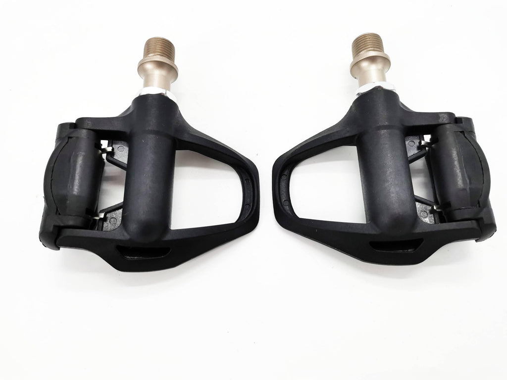 New Cycling Road Bike Bicycle Self Locking Pedals Ultralight Nylon 2 Sealed Bearing Bicycle Pedal Bike Road Bike Pedals Cleats Set Bicycle Platform Pedals Clipless Pedals For Indoor Fitness Spin Bike Stevvex