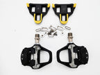 New Cycling Road Bike Bicycle Self Locking Pedals Ultralight Nylon 2 Sealed Bearing Bicycle Pedal Bike Road Bike Pedals Cleats Set Bicycle Platform Pedals Clipless Pedals For Indoor Fitness Spin Bike Stevvex