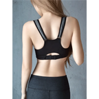New Dazzling Sports Bra Crop Top Fitness Women Sportswear Feminine Workout Top Bras For Gym Female Underwear Running Push up Yoga Top Stevvex