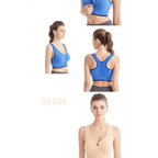 New Dazzling Sports Bra Crop Top Fitness Women Sportswear Feminine Workout Top Bras For Gym Female Underwear Running Push up Yoga Top Stevvex