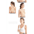 New Dazzling Sports Bra Crop Top Fitness Women Sportswear Feminine Workout Top Bras For Gym Female Underwear Running Push up Yoga Top Stevvex