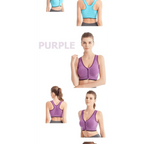 New Dazzling Sports Bra Crop Top Fitness Women Sportswear Feminine Workout Top Bras For Gym Female Underwear Running Push up Yoga Top Stevvex