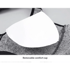 New Dazzling Sports Bra Crop Top Fitness Women Sportswear Feminine Workout Top Bras For Gym Female Underwear Running Push up Yoga Top Stevvex