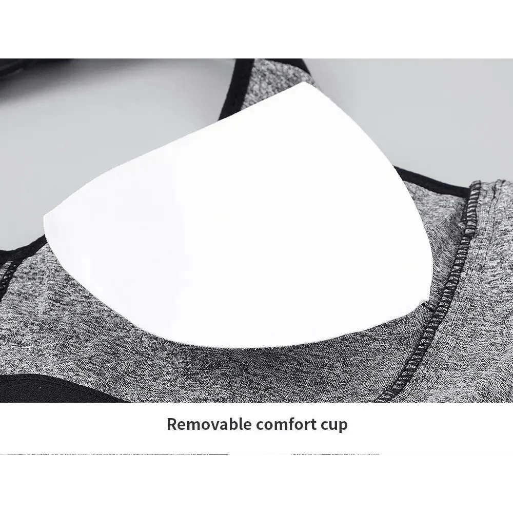 New Dazzling Sports Bra Crop Top Fitness Women Sportswear Feminine Workout Top Bras For Gym Female Underwear Running Push up Yoga Top Stevvex