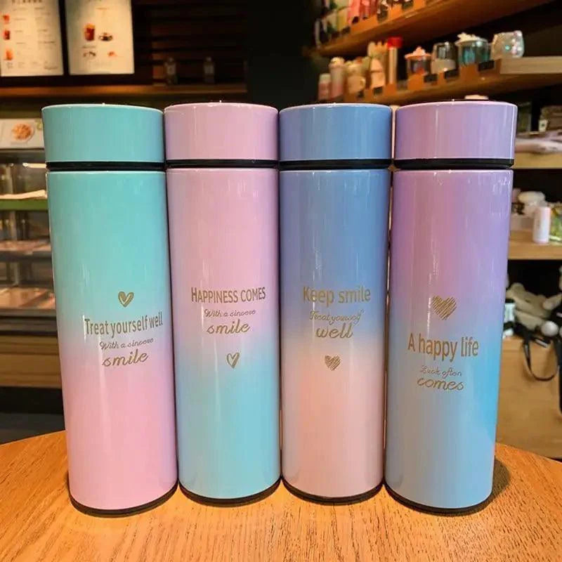 500ML Smart Thermos Water Bottle Led Digital Temperature Display Stainless Steel Coffee Thermal Mugs Intelligent Insulation Cups Stevvex