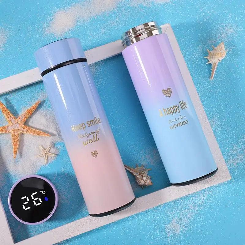 500ML Smart Thermos Water Bottle Led Digital Temperature Display Stainless Steel Coffee Thermal Mugs Intelligent Insulation Cups Stevvex