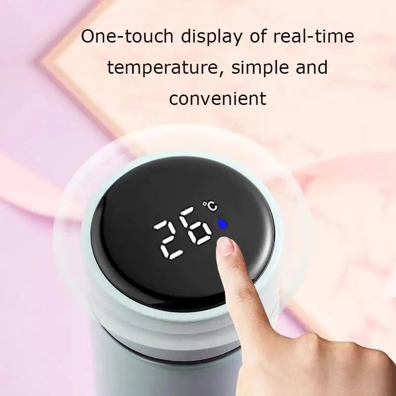 500ML Smart Thermos Water Bottle Led Digital Temperature Display Stainless Steel Coffee Thermal Mugs Intelligent Insulation Cups Stevvex