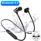 Magnetic Wireless Bluetooth Earphone Music Neckband Sports Earphones For Running & Workout Stevvex