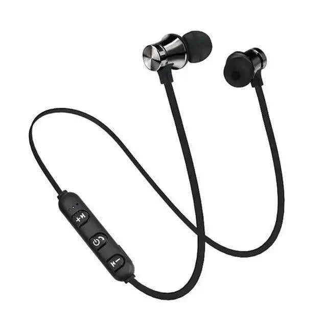 Magnetic Wireless Bluetooth Earphone Music Neckband Sports Earphones For Running & Workout Stevvex