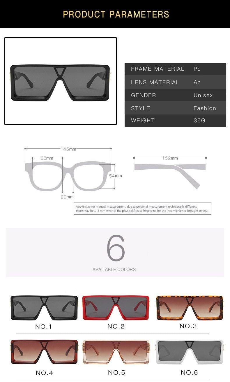 New Design New Stylish New Classic New Black & White Square Shape Sunglasses For Women New Fashionable Branded & Oversized Sun Glasses For Men New Luxury Shades Sunglasses For Men & Women Stevvex