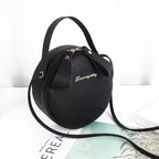 Small Circular Bag For Women And Girls Fashionable Single Shoulder Slung Mobile Phone Ladies Purse Women's Crossbody Messenger Gift Bags Stevvex