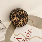 Small Circular Bag For Women And Girls Fashionable Single Shoulder Slung Mobile Phone Ladies Purse Women's Crossbody Messenger Gift Bags Stevvex