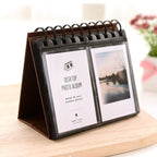 New Desktop Mini  Standing Polaroid Photo Album Scrapbooking Photocards album for cards stamps Photo Frame Instar Tabletop Flip Calendar Photo Album Gifts For Everyone Stevvex