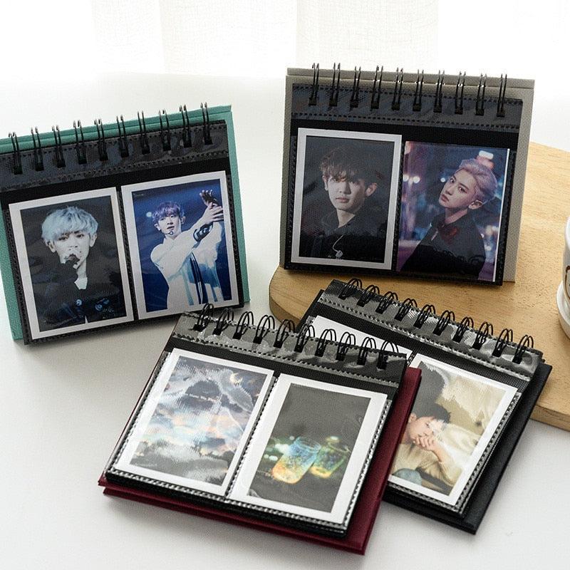 New Desktop Mini  Standing Polaroid Photo Album Scrapbooking Photocards album for cards stamps Photo Frame Instar Tabletop Flip Calendar Photo Album Gifts For Everyone Stevvex